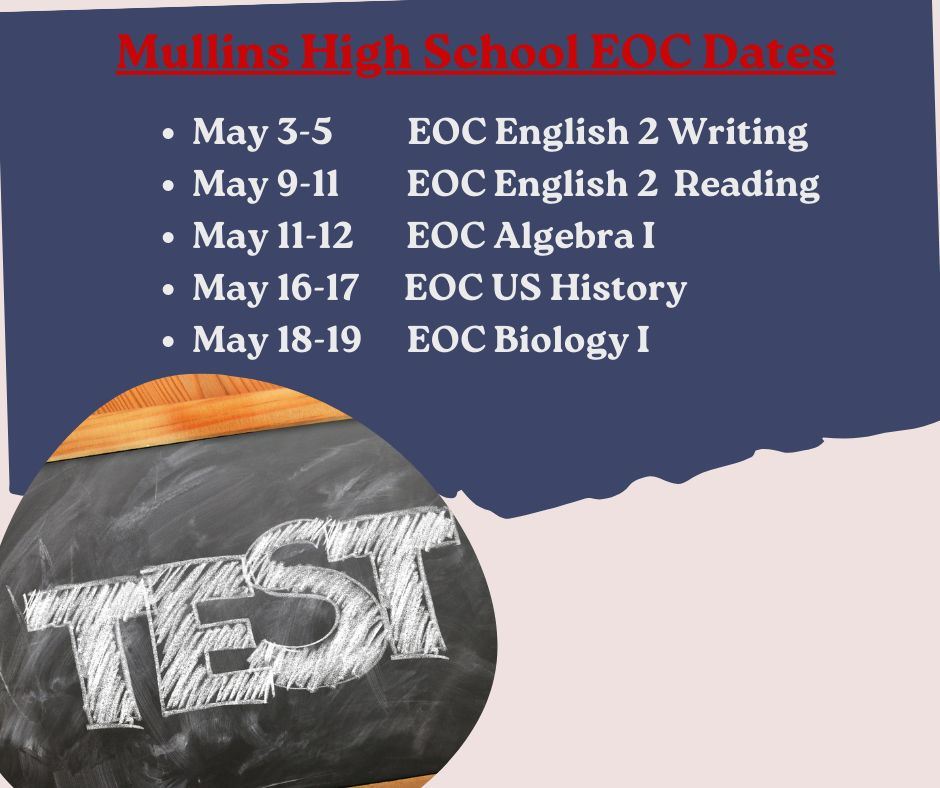  EOC Test Dates